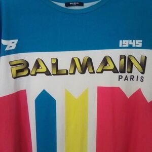 Balmain Multicolor Graphic T-Shirt